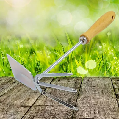 Produktbild von Garten Doppelhacke mit Dreizack