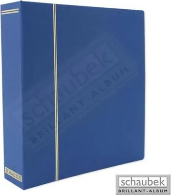 Produktbild von Schaubek DS110/3 Ganzleinen-Schraubbinder, blau, mit 40 Blanko- blättern bb110