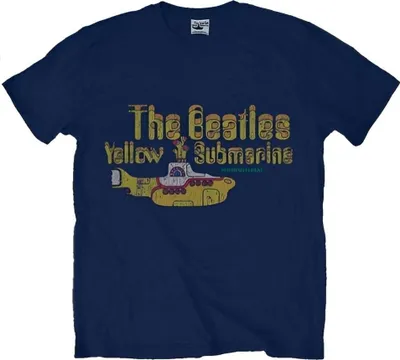 Obrázek produktu pro The Beatles Nothing is Real Navy Blue XL Tričko