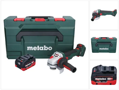 Produktbild von Metabo WVB 18 LTX BL 15-125 Quick Akku Winkelschleifer 18 V 125 mm Brushless + 1x Akku 5,5 Ah + metaBOX - ohne Ladegerät
