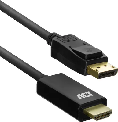 Produktbild von ACT AC7550 DisplayPort-zu HDMI-Adapterkabel, 1,8 m