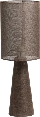 Zdjęcie produktu dla Light & Living - lampa stołowa - Micky - brązowy - tkanina - lampa stojąca - E27 - 1886061
