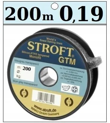 Image de Stroft GTM Fil de pêche professionnel 0,19 mm