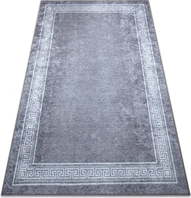 Produktbild von MIRO 51317.807 Waschteppich Rahmen, griechisch Anti-Rutsch - grau Grau 200x290 cm