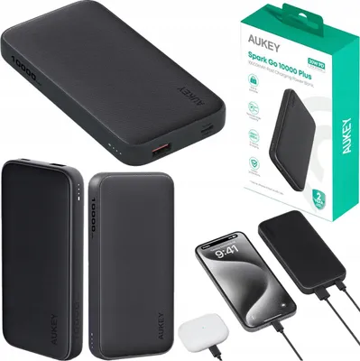 Immagine prodotto di AUKEY PB-Y46 Spark Go 10000mAh Banca di potenza a ricarica rapida