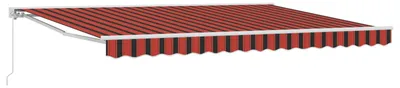 Obrázok produktu pre Ručná skladacia markíza Oranžová, čierna a žltá 5 x 3 m