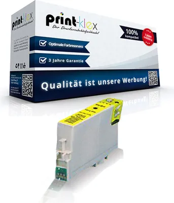 Produktbild von Kompatible Reinigungspatrone für Epson StylusDX3800 StylusDX3800Series StylusDX3850 StylusDX3850Plus T0614 T 0614 Gelb Yellow - Office Serie