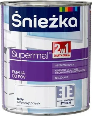 Produktbild von Śnieżka Supermal PVC Emaille Weiß 0,75l