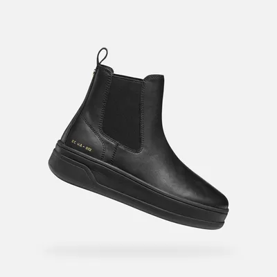 Produktbild von Geox Schwarze Damen-Ankle-Boots Spherica Ecub-2 37,5