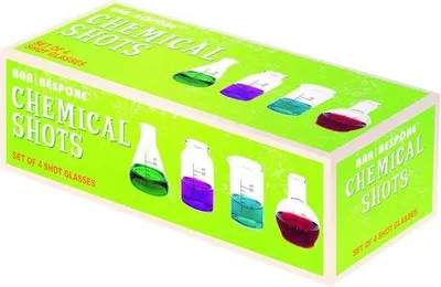 Zdjęcie produktu dla Zestaw szklanek laboratoryjnych – 50 ml – 4 sztuki – idealny na imprezy