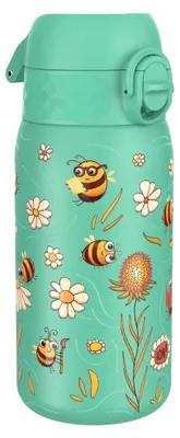 Productafbeelding van ion8 Geïsoleerde roestvrijstalen drinkfles, 320 ml, lekvrij, met éénhandige opening, met rietje