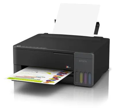 Produktbild von Epson EcoTank ET-1910, Tintenstrahl, Farbdruck, 5760 x 1440 DPI, A4, Direktdruck, Schwarz