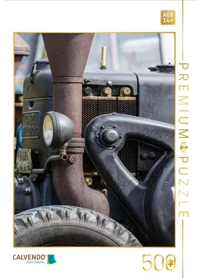 Produktbild von CALVENDO Puzzle Details eines Oldtimer Trecker | 500 Teile Lege-Größe 48 × 36 cm Foto-Puzzle für Erwachsene
