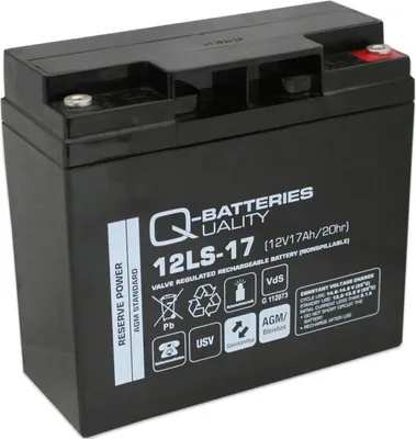 Immagine prodotto di Q-Batteries 12LS-17 12V 17Ah batteria al piombo / AGM VRLA con VdS