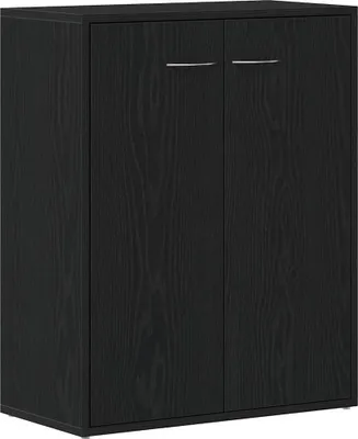 Immagine prodotto di Credenza Rovere Nero 60x30x75 cm in Legno Multistrato