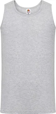 Produktbild von Herren-T-Shirt, ärmellos - FOL VW ATHLETIC VEST - heather grey - Größe S