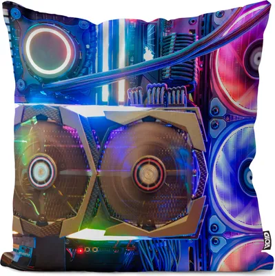 Produktbild von VOID Desktop Computer Gaming Kissenbezug Kissenhülle Sofakissen Kissen Deko Outdoor-Kissen Dekokissen