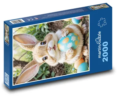 Obrázok produktu pre martinpuzzle – Puzzle 2000 – Velkonocné vajícko a zajacik