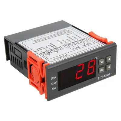 Obrázok produktu pre Regulátor teploty, digitálny termostat, termostat, regulátor teploty chladenia, regulátor teploty rozmrazovania