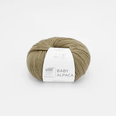 Produktbild von Gabo Wool Baby Alpaka Garn, Walnuss, Weich & Leicht für Strickprojekte