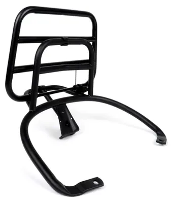 Produktbild von Klappbarer Gepäckträger hinten in Schwarz für Vespa Primavera und Sprint