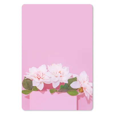 Produktbild von MuchoWow® Mauspad Mousepad Blüte - Sommer - Rosa 18x27 cm - Mousepads - Maus Mat - Pad - Mausunterlage