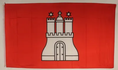 Produktbild von Flagge Fahne Hamburg 90x60 cm