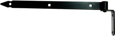 Produktbild von Ladenband Set mit Kloben 400 x 30 x Ø13 Schwarz Ladenbänder Torband Türband Türbänder