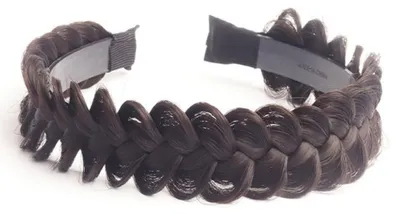Immagine prodotto di Fascia per capelli intrecciata - Antiscivolo - Fascia per capelli da donna - Accessori per capelli - Copricapo - Taglia unica - Materiale di alta qualità