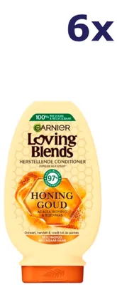 Produktbild von 6x Garnier Loving Blends Honing Goud Herstellende Conditioner 250ML