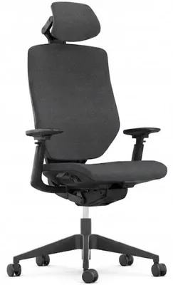 Obrázek produktu pro Ergonomická kancelářská židle BS12PG-F1-V4, 3D opěrka hlavy, nosnost 136 kg, šedá