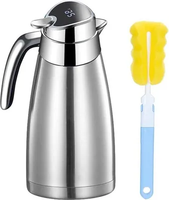 Produktbild von Thermoskannen Edelstahl Kaffee Karaffe Mit Temperaturanzeige