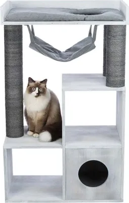 Obrázek produktu pro TRIXIE Strom pro kočky s funkcí police 72x38x110 cm šedý