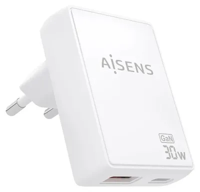 Image de AISENS ASCH-30W2P074-W, Intérieur, CA, 20 V, Blanc