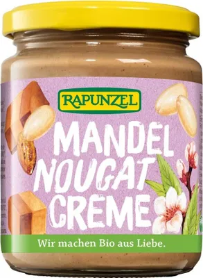 Obrázok produktu pre Rapunzel 305641, Nátierka zo zmesi orechov, Mandle, 250 g, Nemecko, 614 kcal, 47,6 g