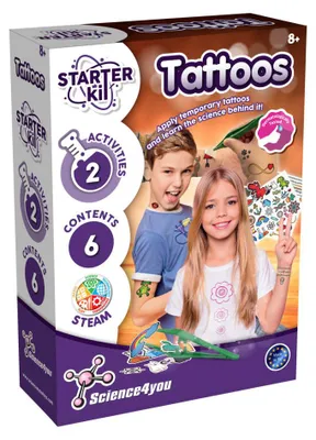 Zdjęcie produktu dla Zestaw startowy tatuaży Science4You