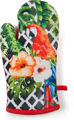 Immagine prodotto di Excelsa Guanto da forno in cotone Tropical Chic 32x18 cm Colorato