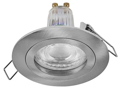 Zdjęcie produktu dla Zestaw reflektorów punktowych LED OSRAM 4058075853317 do montażu wpuszczanego, GU10, 4,5 W, nikiel, Click