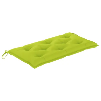 Image de vidaXL Coussin pour banc de jardin vert clair 100x50x7 cm tissu Oxford