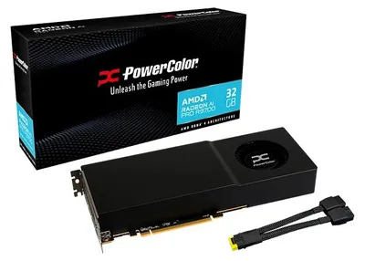 Produktbild von AI PRO 9700 32GB PowerColor Radeon GDDR6