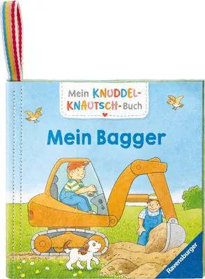 Obrázek produktu pro Mein Knuddel-Knautsch-Buch - Mein Bagger