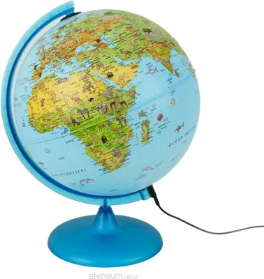 Produktbild von Safari-Globus mit Tieren beleuchtet 30cm