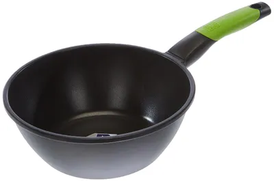 Productafbeelding van Wok 24 cm, geschikt voor alle keukentypen inclusief inductie, PFOA-vrij