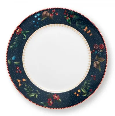 Image de PIP STUDIO Berry Blues Assiette à déjeuner bleue 21cm