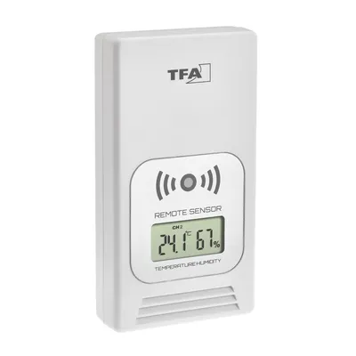 Zdjęcie produktu dla TFA - Nadajnik z wyświetlaczem T/H 30.3241.02 - biały