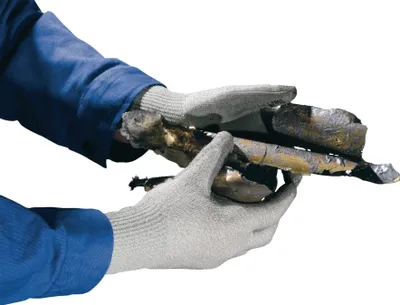Produktbild von Schnittschutzhandschuhe Waredex Work 550 Gr.8 beige/grau EN 388 PSA II 10 PA