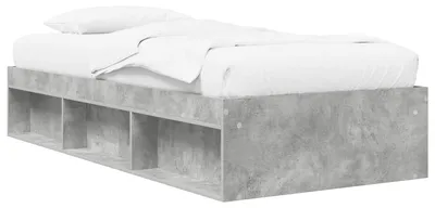 Obrázek produktu pro vidaXL Postel s úložným prostorem, betonově šedá, 80 x 200 cm, dřevotřísková deska