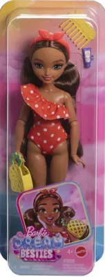 Image de Barbie Dream Besties - Poupée Teresa à la plage avec accessoires