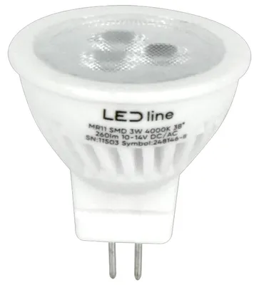 Produktbild von LED line PRIME LED Spot GU4 MR11 3W 330lm 12V Ø35mm