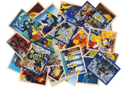 Produktbild von LEGO Nexo Knights - Sammelsticker - 50 verschiedene Sticker